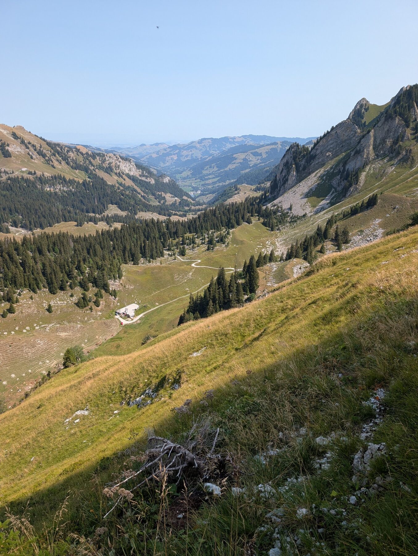 Panoramablick in den Breccaschlund
